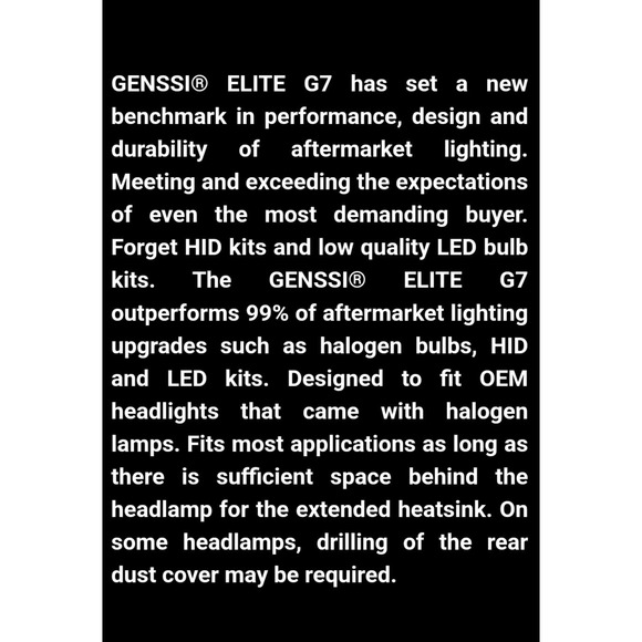 Genssi Elite Premium LED Kits NIB - Picture 3 of 9